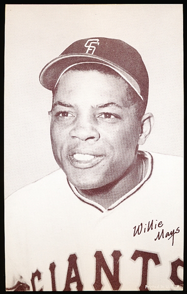 1947-66 Baseball Exhibit- Willie Mays, Giants- Portrait
