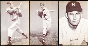 1947-66 Baseball Exhibits- 3 Diff