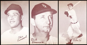 1947-66 Baseball Exhibits- 3 Diff