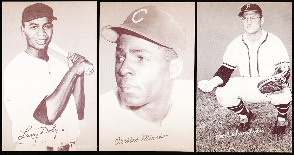 1947-66 Baseball Exhibits- 3 Diff