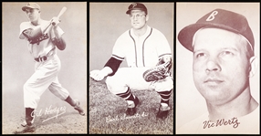 1947-66 Baseball Exhibits- 3 Diff