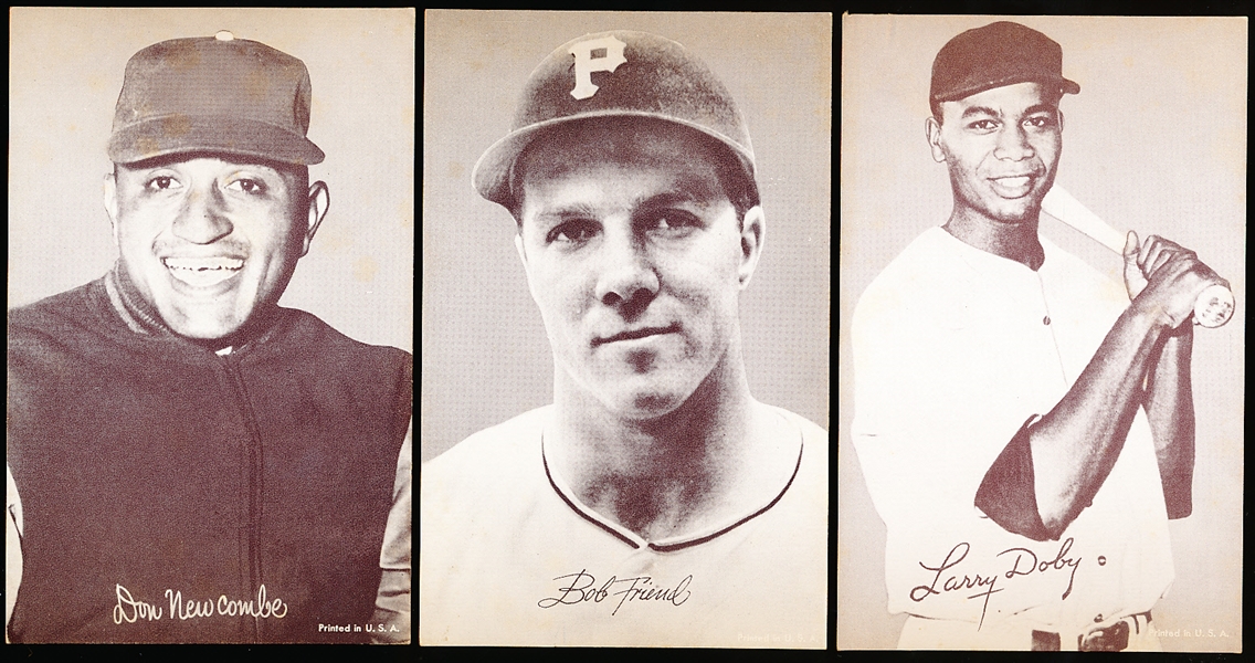 1947-66 Baseball Exhibits- 3 Diff