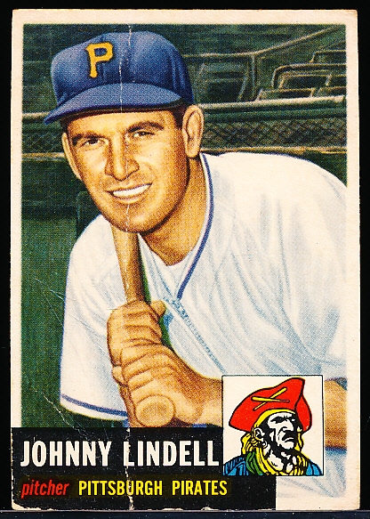 1953 Topps Bb- #230 Johnny Lindell, Pirates