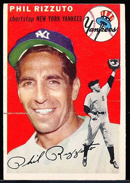 1954 Topps Baseball- #17 Phil Rizzuto, Yankees