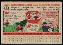 1956 Topps Baseball- #164 Harmon Killebrew, Wash- Gray Back