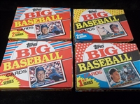 1988 & ’89 Topps “Big” Baseball- Four Assorted Wax Boxes