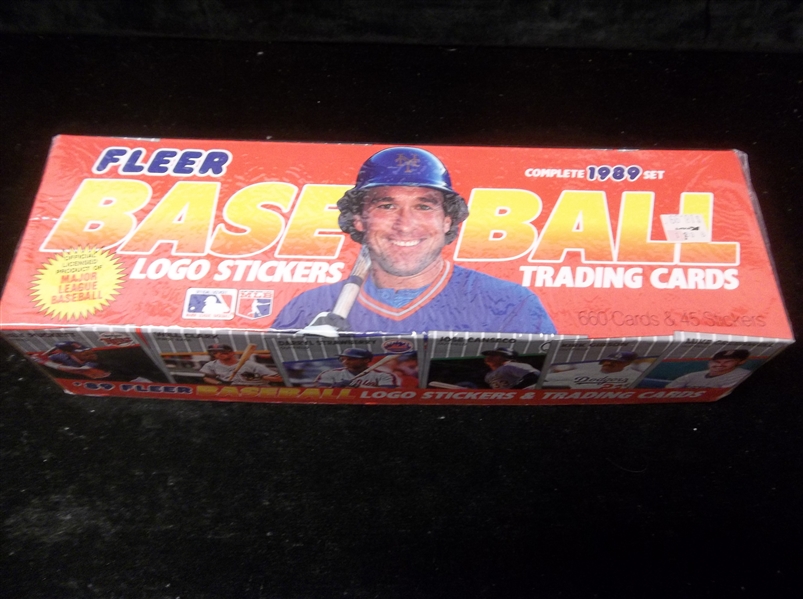 1989 Fleer Baseball Factory Sealed Retail Set of 660