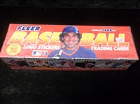 1989 Fleer Baseball Factory Sealed Retail Set of 660