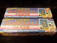 1989 Topps Baseball Factory Sealed Retail Sets of 792- 2 Sets