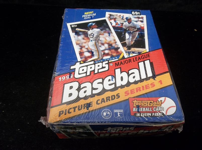 1993 Topps Baseball- Series #1- One Factory Sealed Box! Possible Jeter RC! 