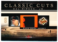 2002 Fleer Classic Cuts Bb- “Game-Used”- #CR-J Cal Ripken Jr., Orioles
