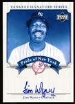 2003 UD Yankees Signatures Bb- “Pride of New York Autographs”- #PN-JW Jim Wynn, Yankees