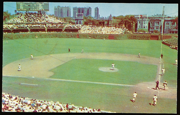 Cameo Greeting Card Co. “P1557- Wrigley Field” Chrome Postcard