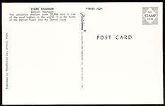 Handleman Co. “P58567 (D29)- Tiger Stadium Detroit” Chrome Postcard