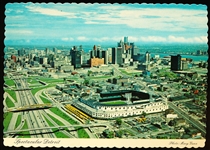 Dexter Press “9020, 45499-D: Spectacular Detroit” Deckle Edge Chrome Postcard