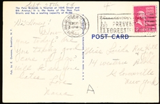 E. Oumano “109, K2035: The Polo Grounds, New York City” Linen Postcard