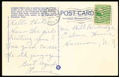 Minsky Bros. “601, 5A-H230: Forbes Field, Schenley Park, Pittsburgh, PA.” Linen Postcard