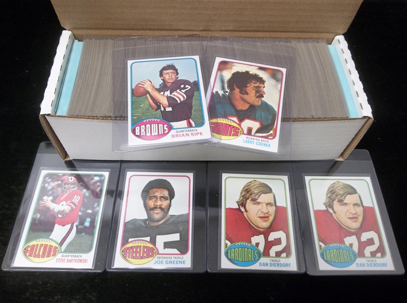 1976 Topps Football- 425 Asst. in Numerical Order in Penny Sleeves