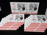 1984 Carl’s Jr. Arizona Wranglers USFL “Photo Yearbooks”- 12 Yearbooks