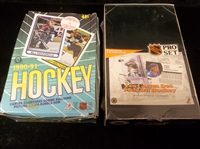1990-91 O-Pee-Chee Hockey (31 Packs) & ‘91/92 Pro Set French Hockey (One Unopened Wax Box)
