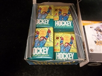 1990-91 O-Pee-Chee Hockey (31 Packs) & ‘91/92 Pro Set French Hockey (One Unopened Wax Box)
