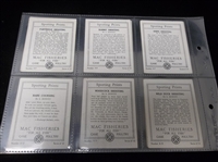 1923 Mac Fisheries Game Poultry “Sporting Prints” English Complete Set of 12 in Pages