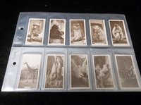 1929 J. Millhoff & Co. Ltd. “Zoological Studies” Real Photographs Complete English Tobacco Set of 36 in Pages