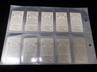 1929 J. Millhoff & Co. Ltd. “Zoological Studies” Real Photographs Complete English Tobacco Set of 36 in Pages