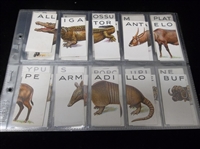 1934 W.D. & H.O. Wills “Animalloys” Complete English Tobacco Set of 48 in Pages