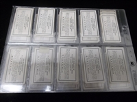 1934 W.D. & H.O. Wills “Animalloys” Complete English Tobacco Set of 48 in Pages