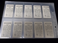 1953 R. Marcantonio Ltd. “Interesting Animals” Complete B & W English Set of 50 in Pages