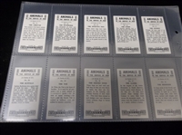 1964 Barratt & Co. “Animals in the Service of Man” Complete English Set of 25 in Pages