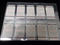 1972 Brooke Bond Tea “Animals and Their Young” Complete Canadian Set of 48 in Pages