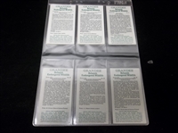 1984 John Player & Sons Grandee “Britain’s Endangered Wildlife” Complete English Set of 32 in Pages