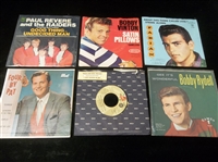 Six Diff. 50’s-60’s Stars 45 RPM Records