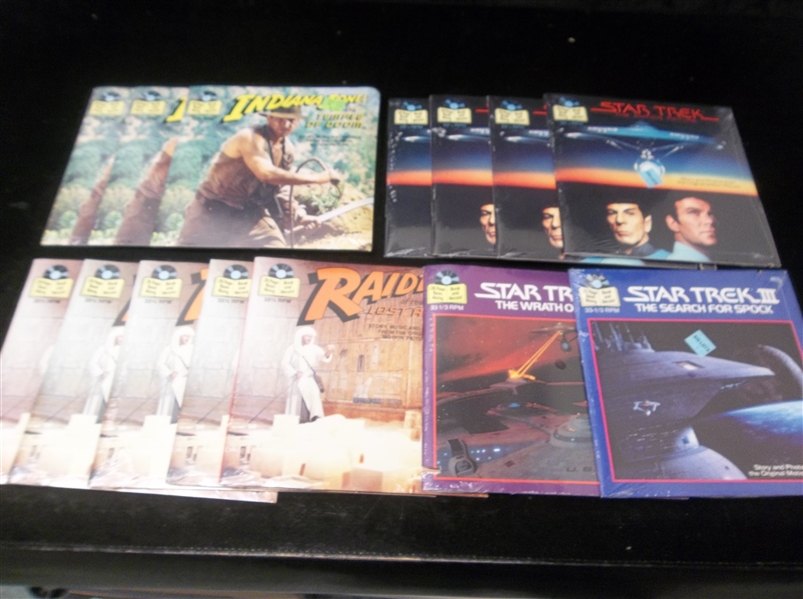 1980’s Buenta Vista Records 33-1/3 RPM Records & Read-Along Books- 14 Asst.