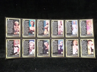 1995 Sports Time Card Co. “Marilyn Monroe II” Holochrome Inserts Complete Uncut 12-Card Sheet!