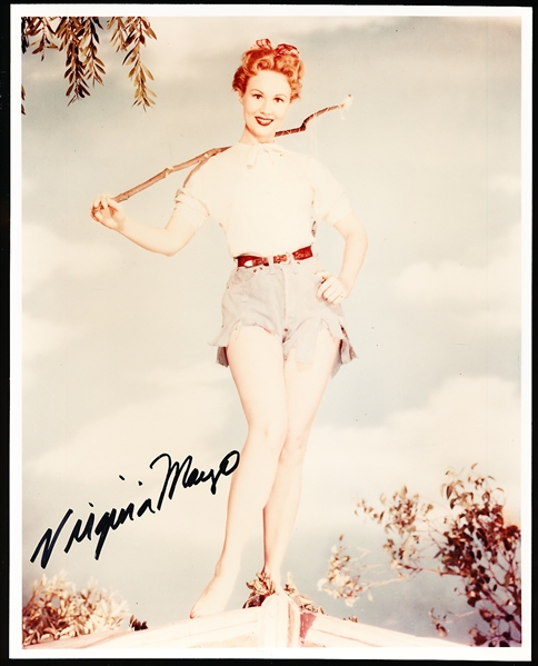 Virginia Mayo Autographed 8” x 10” Color Movie Photo