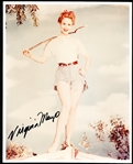 Virginia Mayo Autographed 8” x 10” Color Movie Photo