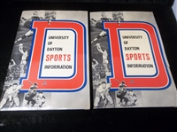 Pair of 1967 University of Dayton (Ohio) Sports Information Packets