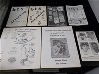 Stack of Early Sports Trade Show Programs/ Hobby Publications/ Catalogs From 1974- Early 80’s- 27 Asst. Items