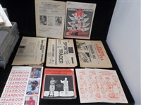 Stack of Early Sports Trade Show Programs/ Hobby Publications/ Catalogs From 1974- Early 80’s- 27 Asst. Items