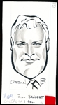 Murray Olderman Original 9-1/2” x 5” Art- Bill Bangert Portrait