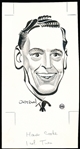 Murray Olderman Original 10” x 5” Art- Homer Cooke Portrait