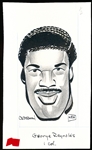 Murray Olderman Original 9” x 5-1/2” Art- George Reynolds Portrait