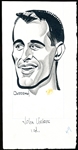 Murray Olderman Original 5” x 10” Art- John Uelses Portrait