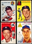 1954 Topps Bb- 4 Diff