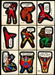 1976 Topps “Comic Book Heroes” Stickers- 29 Asst.