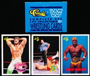 1990 Classic/ WWF Wrestling- 1 Complete Set of 145 Cards in Original Factory Set Box