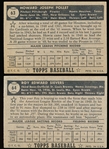 1952 Topps Baseball- 2 Diff Black Back Low #’s